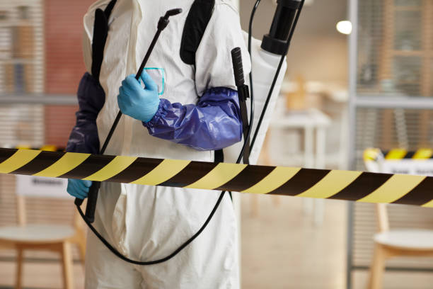Professional Infectious Disease Decontamination technician working in East Rutherford, NJ